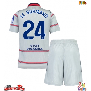 Atletico Madrid Robin Le Normand #24 Replica Third Stadium Kit for Kids 2026-27 Short Sleeve (+ pants)